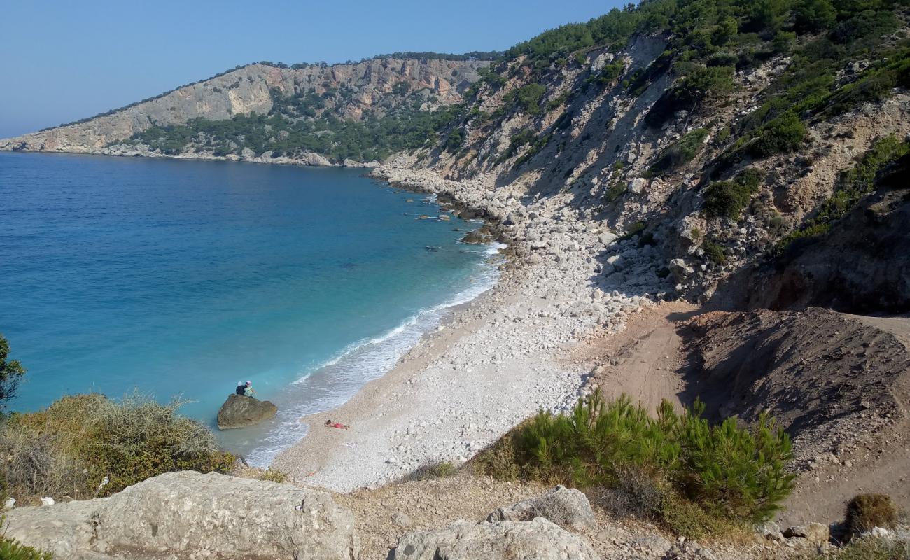 Foto af Kumluova beach II med hvid sten overflade