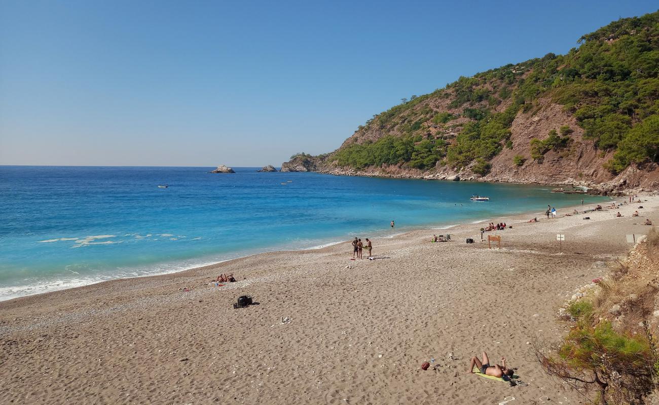 Foto af Kabak beach med let fin sten overflade