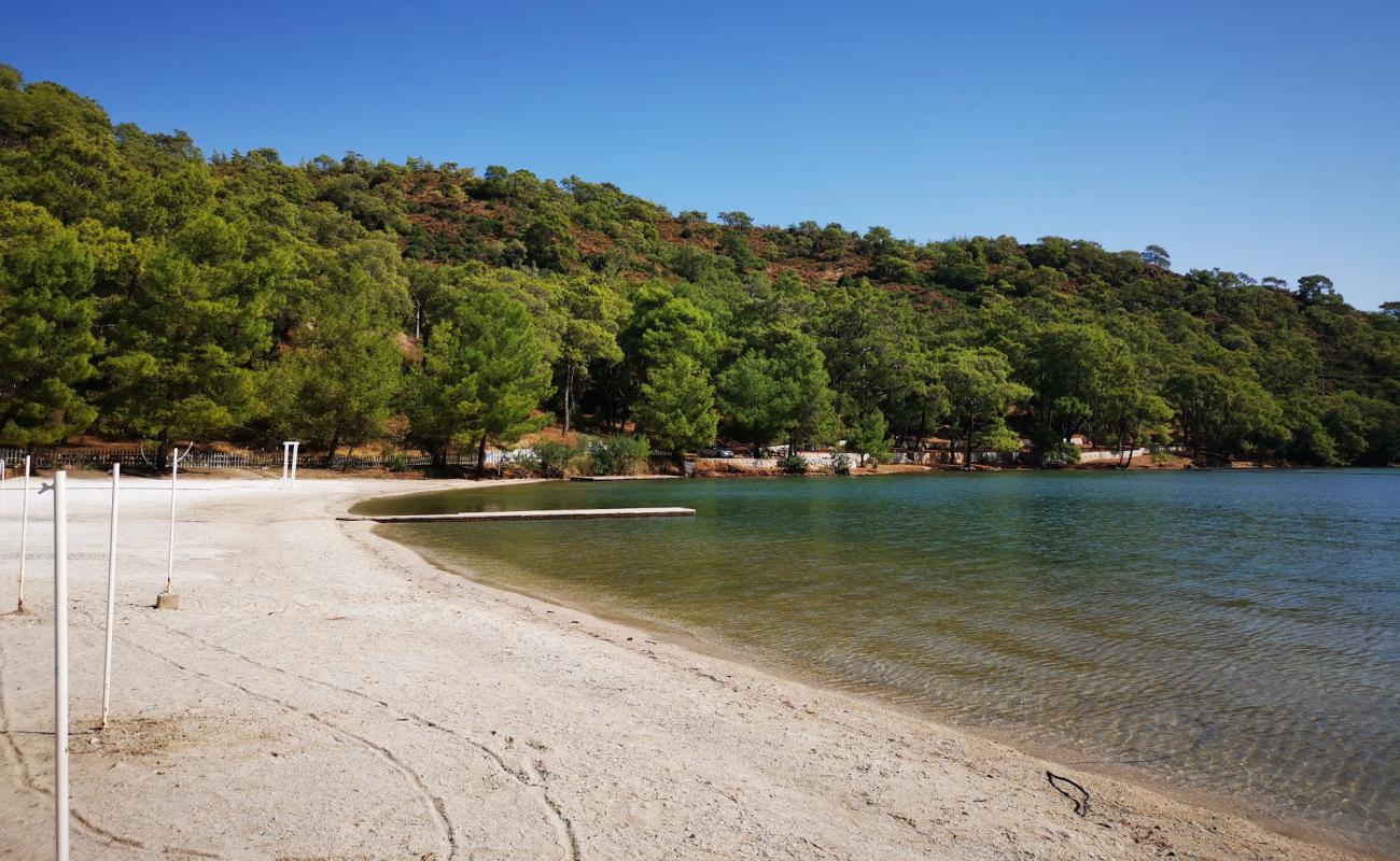 Foto af Bakrac beach med brunt sand overflade