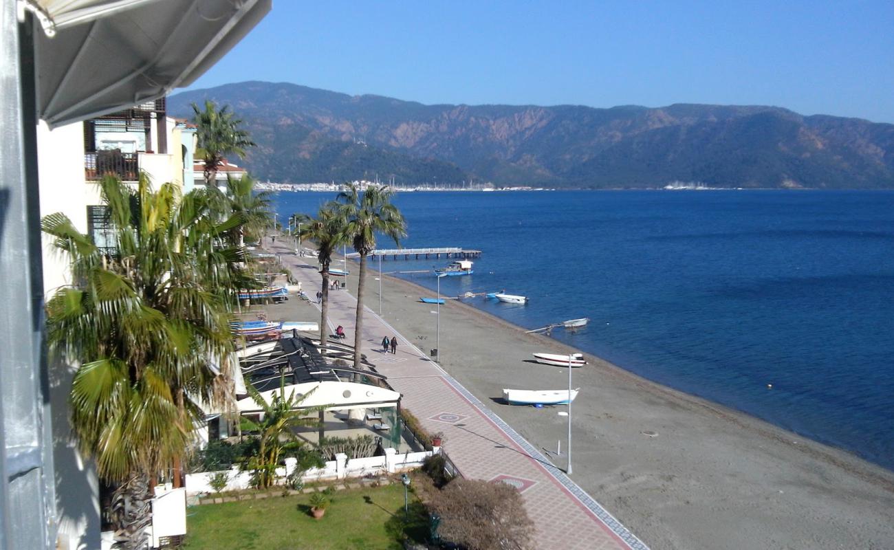 Foto af Marmaris Plaji III med lys sand overflade