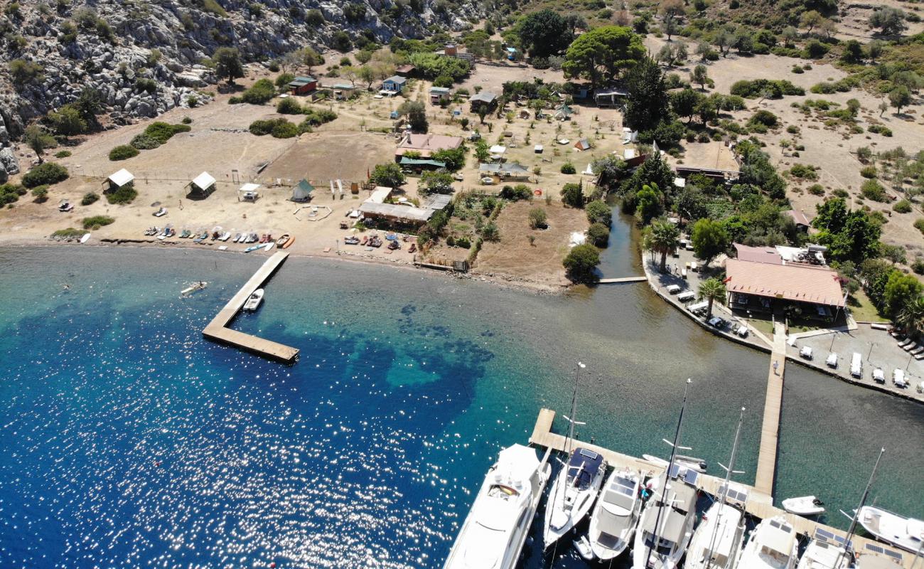 Foto af Kocabahce beach med grå sten overflade