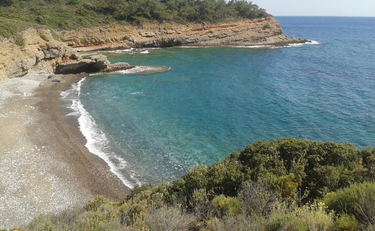 Foto af Hizirsah beach med gråt sand og småsten overflade