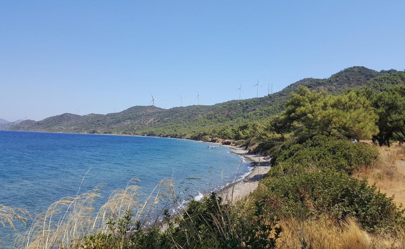 Foto af Kizlan Cove beach med sten overflade