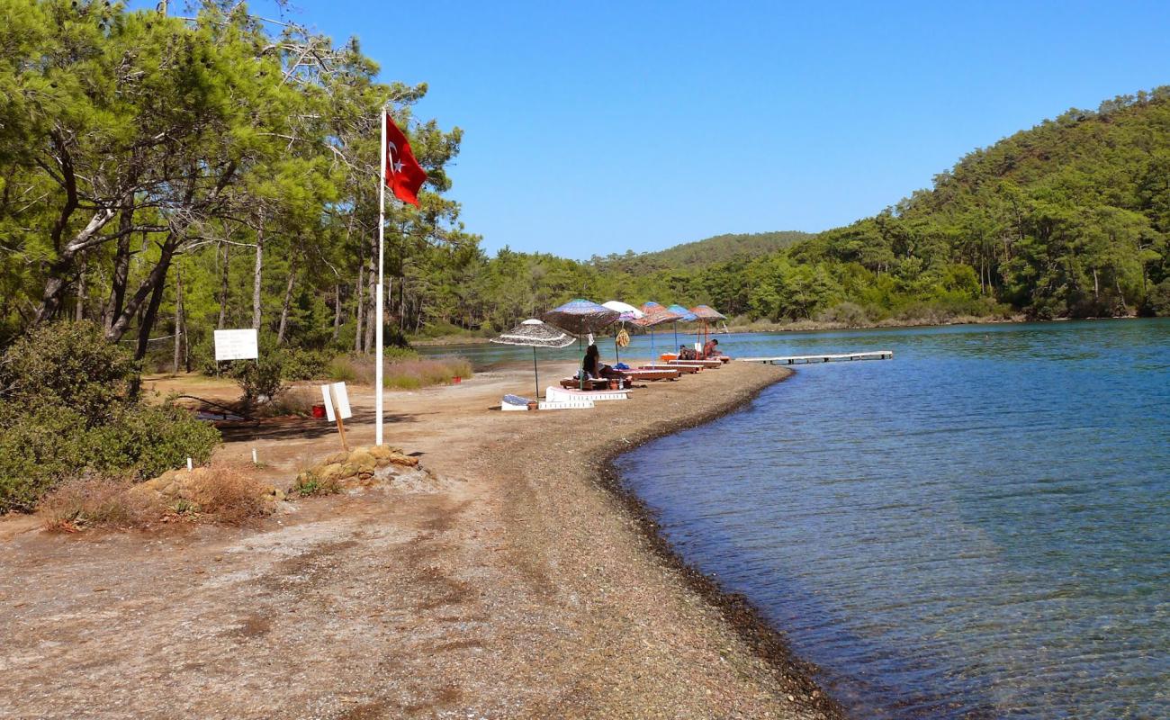 Foto af Izgim beach med let sand og småsten overflade