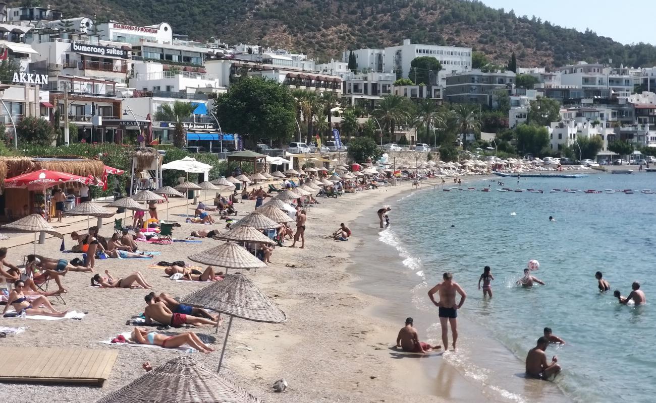 Foto af Bodrum Strand med let sten overflade