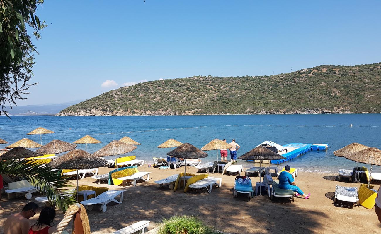 Foto af Yelken Beach med lys fint sand overflade