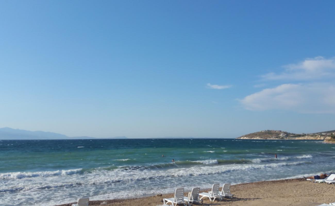 Foto af Ciftlikkoy beach med gråt sand og småsten overflade