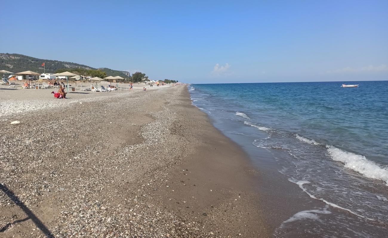 Foto af Camyuva Strand med brun fin sten overflade