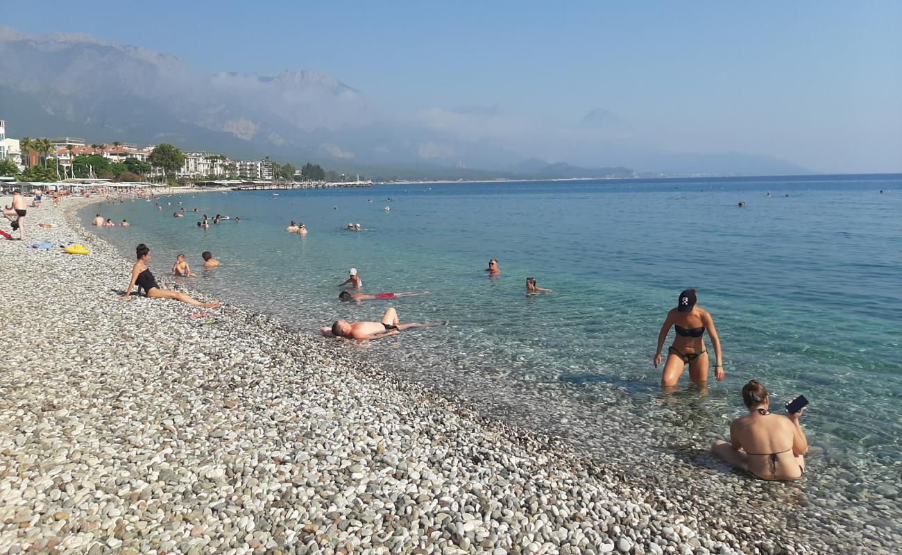 Foto af Kemer Halk Plaji med let fin sten overflade