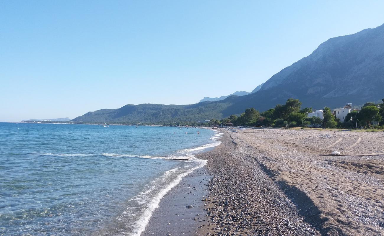 Foto af Natur Free Beach med gråt sand og småsten overflade