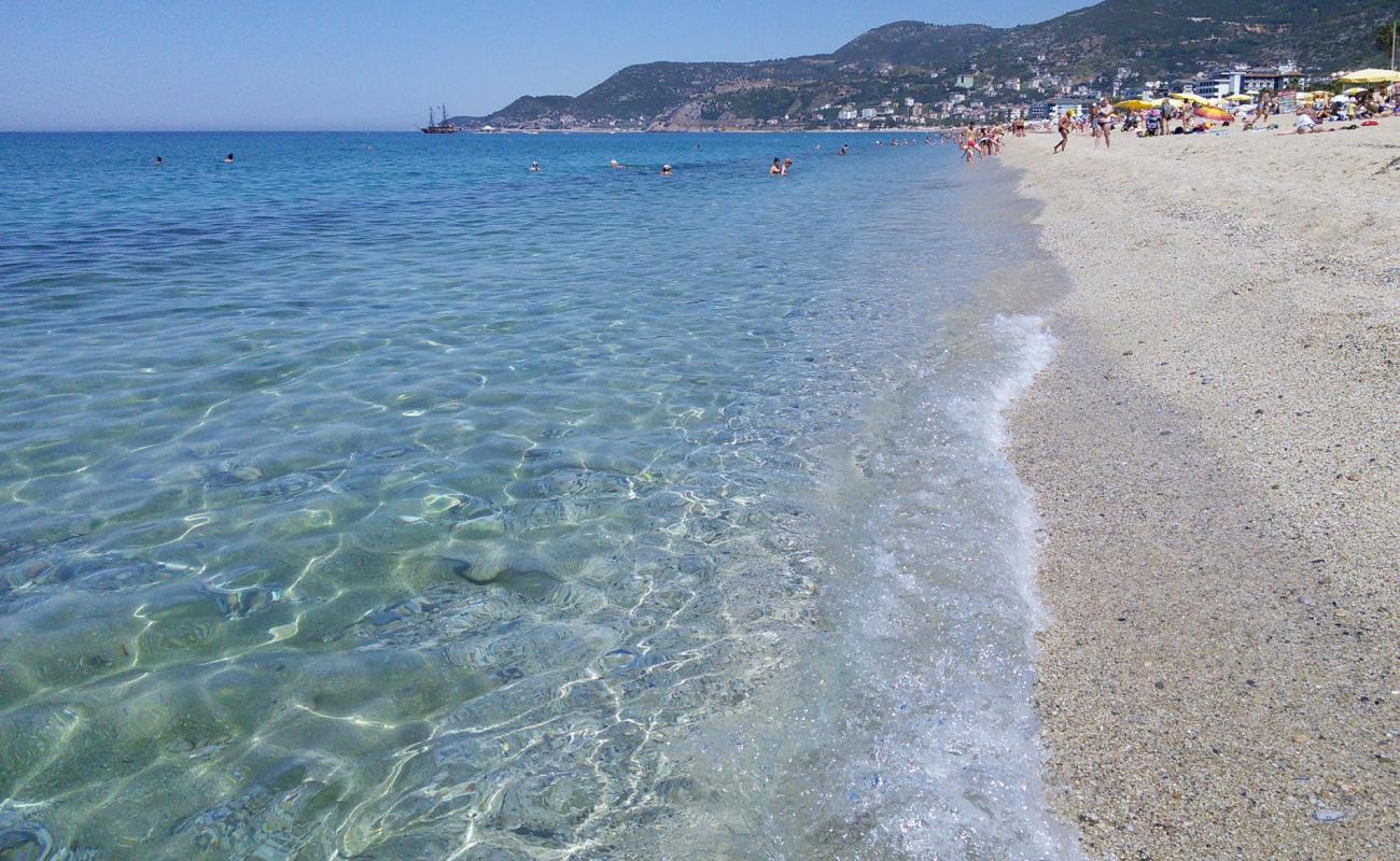 Foto af Kleopatra Strand med lys sand overflade