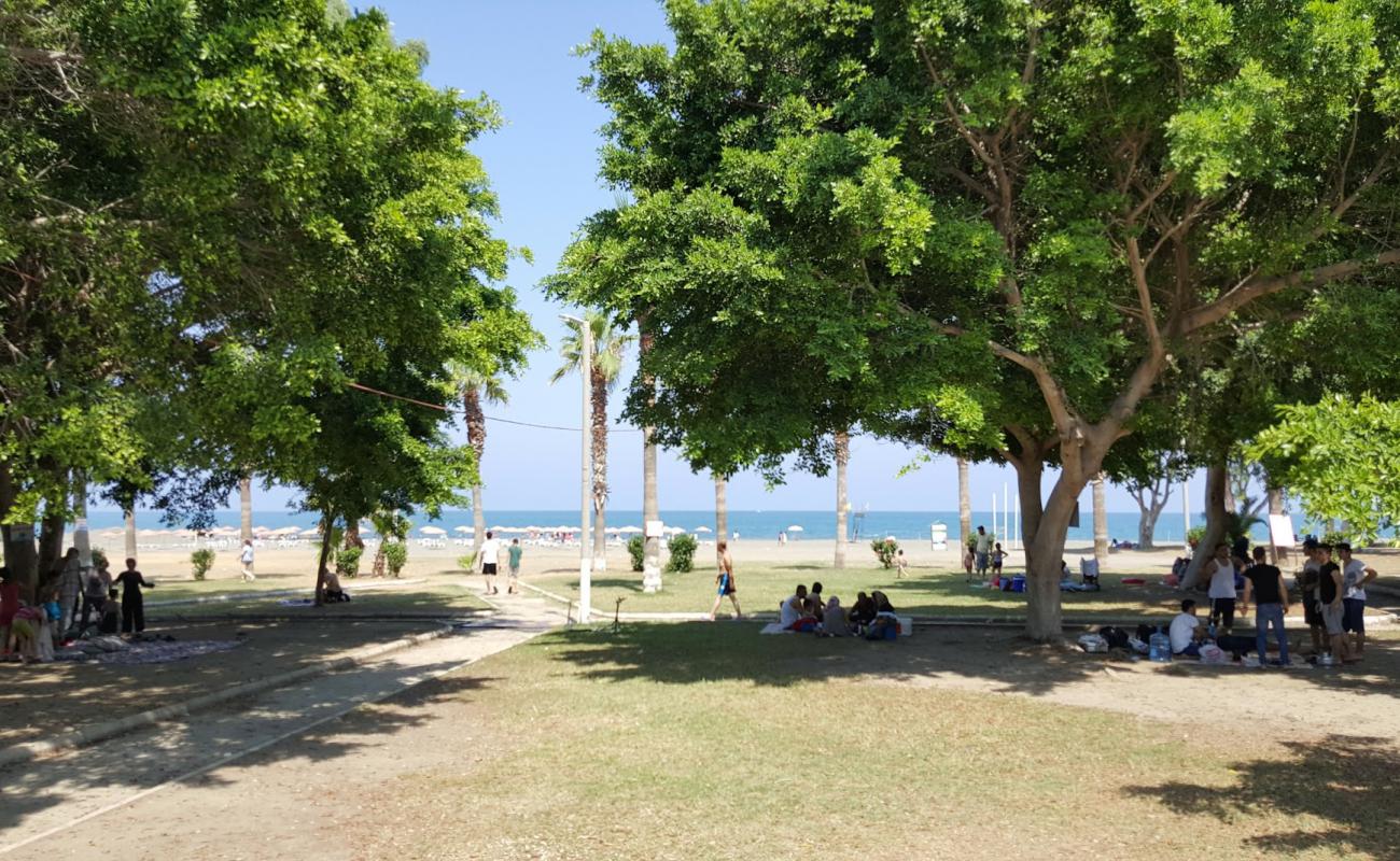 Foto af Karaagac beach med lys sand overflade