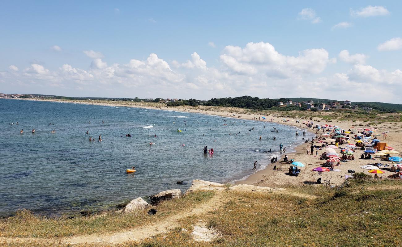 Foto af Dikili Plaji med lys sand overflade