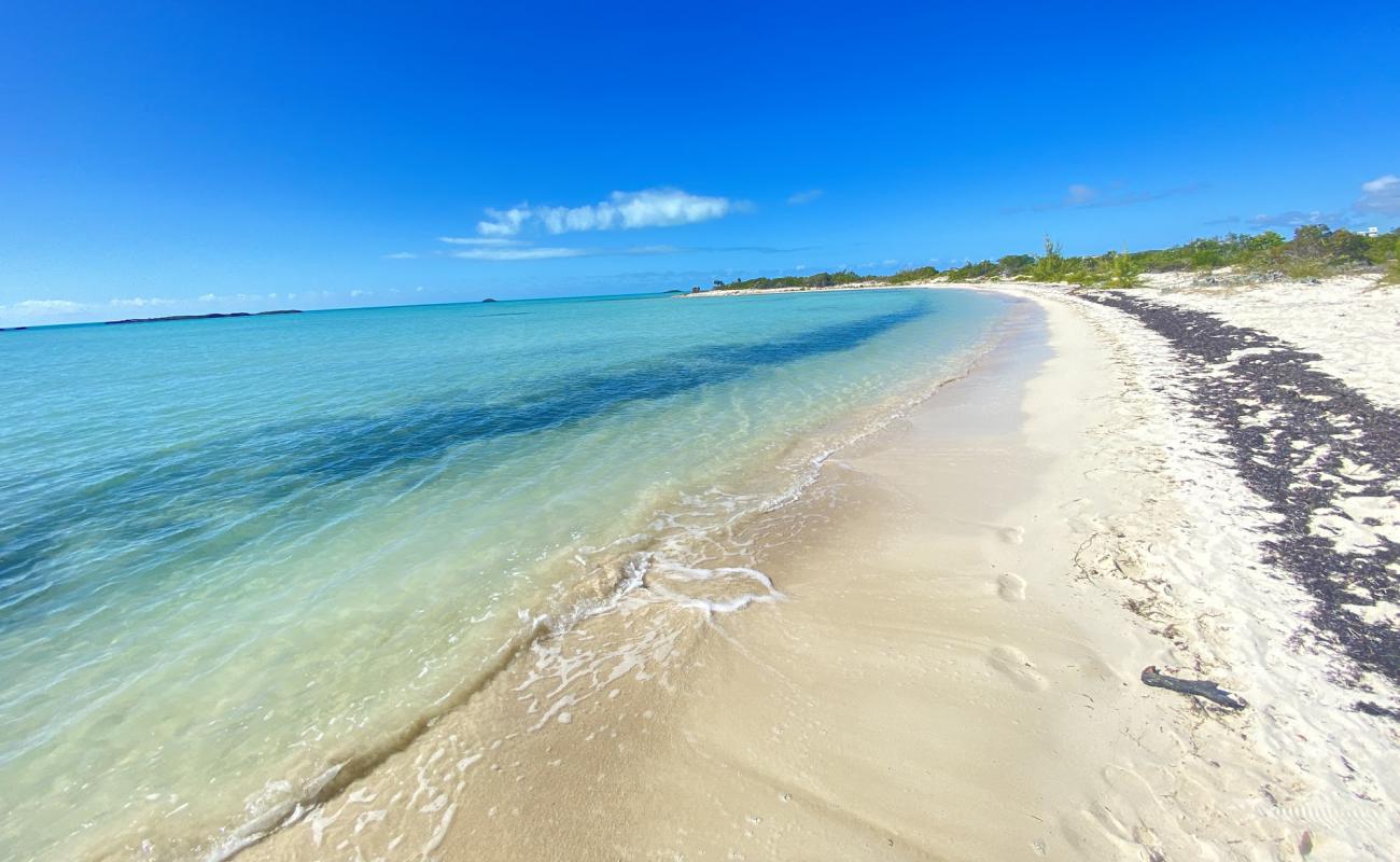 Foto af Hidden beach med lys fint sand overflade