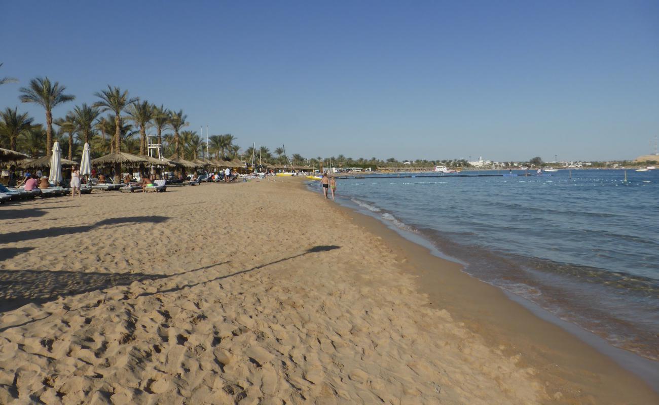 Foto af Naama bay beach med lys sand overflade