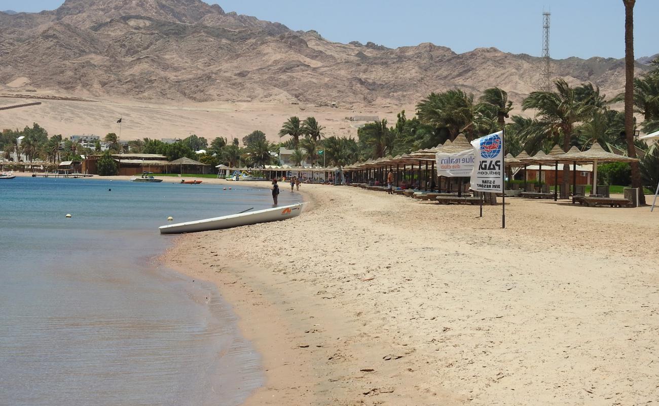 Foto af Dahab Lagoon beach med lys sand overflade