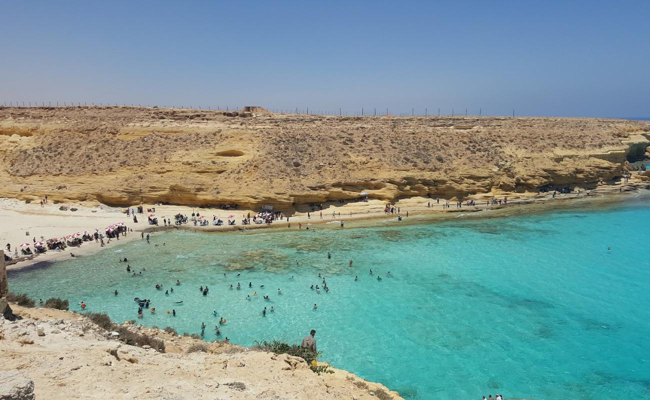 Foto af Ageeba Beach med lys sand overflade