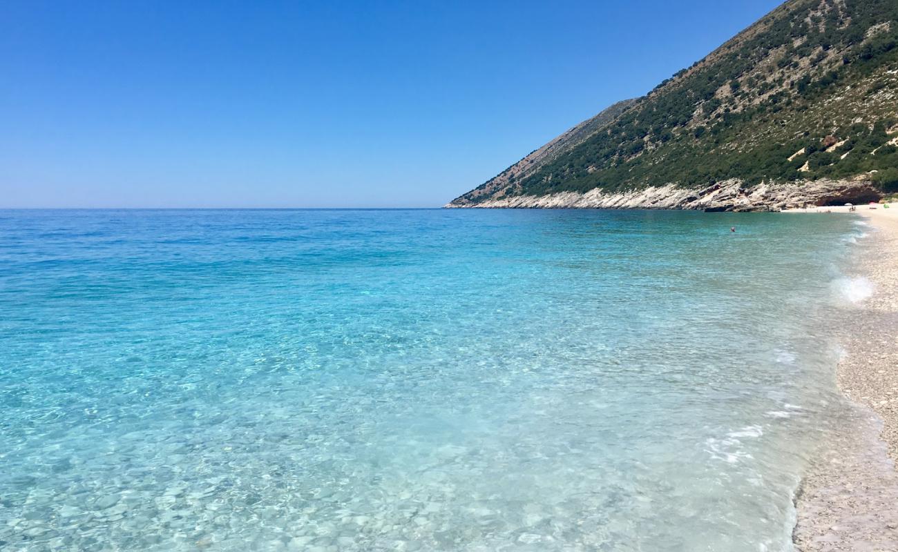 Foto af Palasa II beach med hvid sten overflade