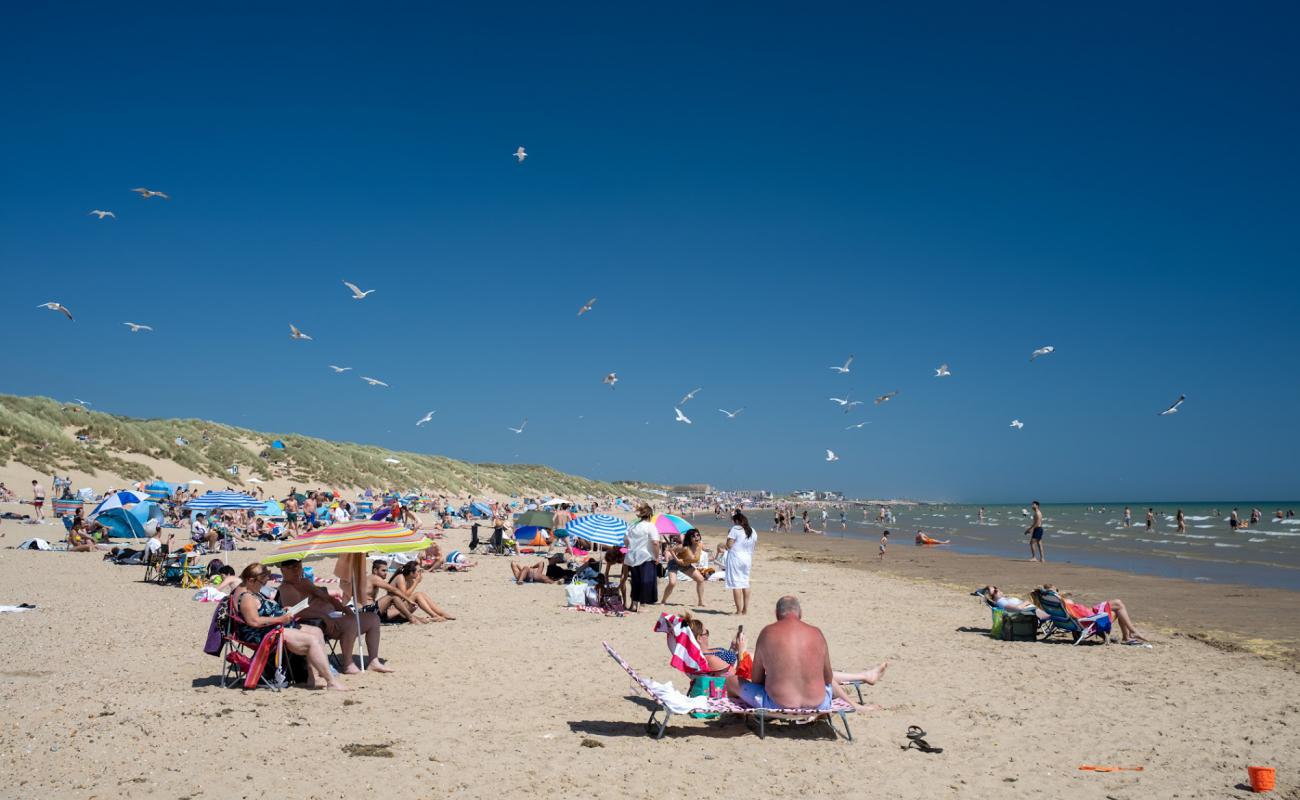 Foto af Camber sands beach med lys sand overflade