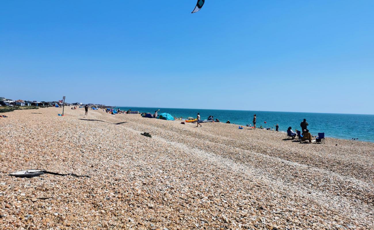 Foto af Hayling Island beach med let sten overflade