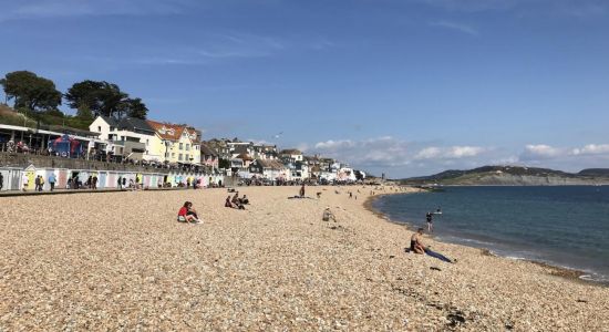 Lyme regis beach