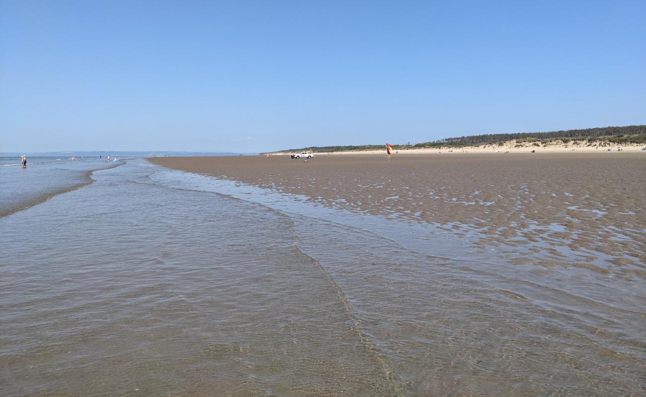 Foto af Pembrey Strand med lys sand overflade