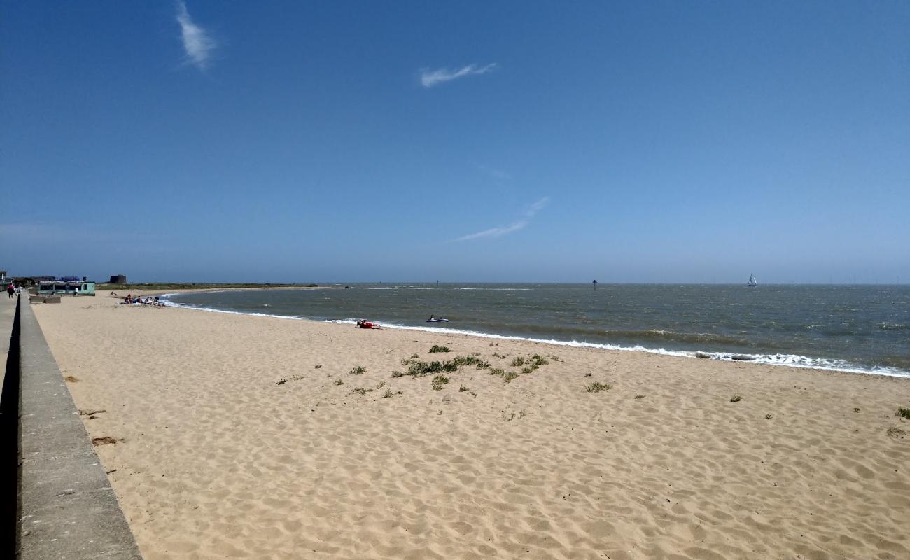 Foto af Jaywick Sands beach med lys sand overflade