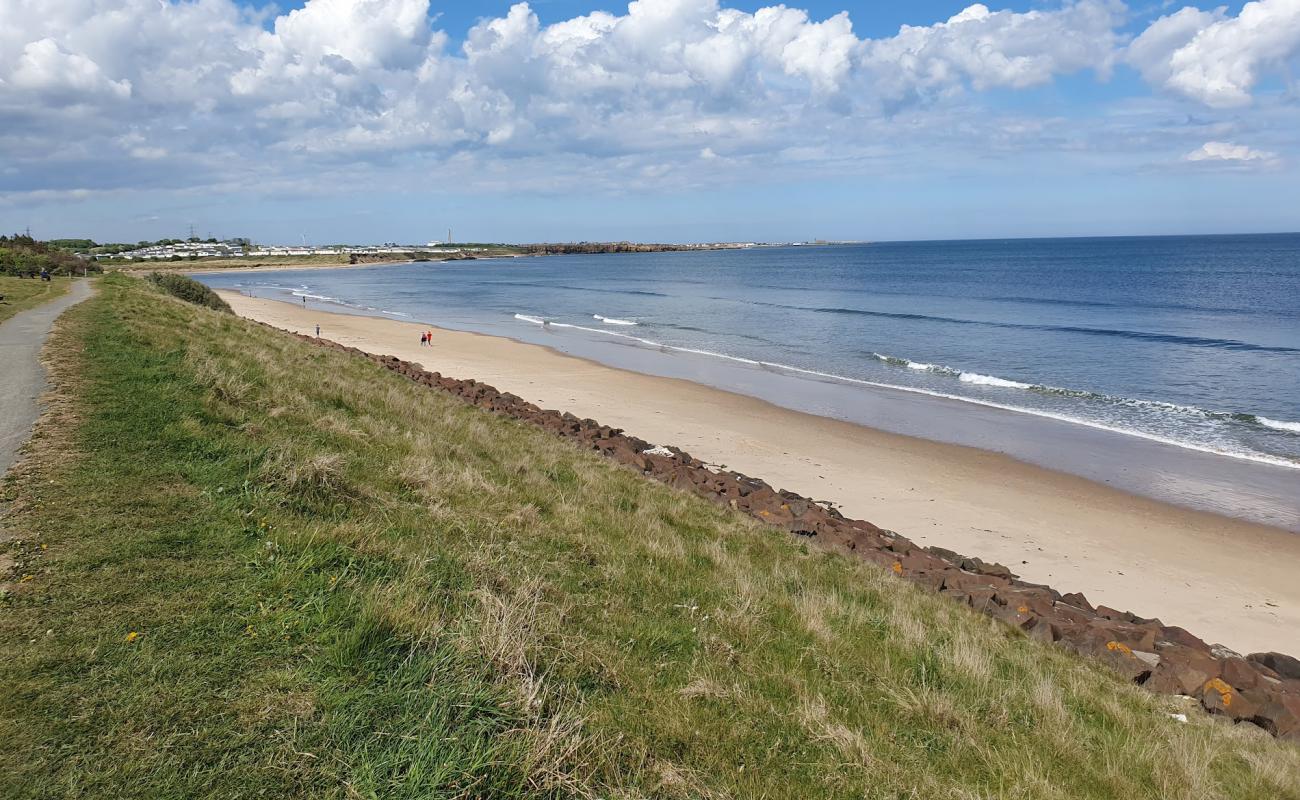 Foto af Cambois strand med lys sand overflade