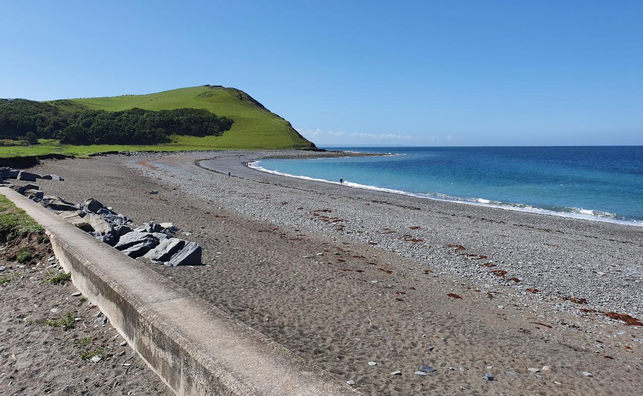 Foto af Tan Y Bwlch beach med grå sten overflade