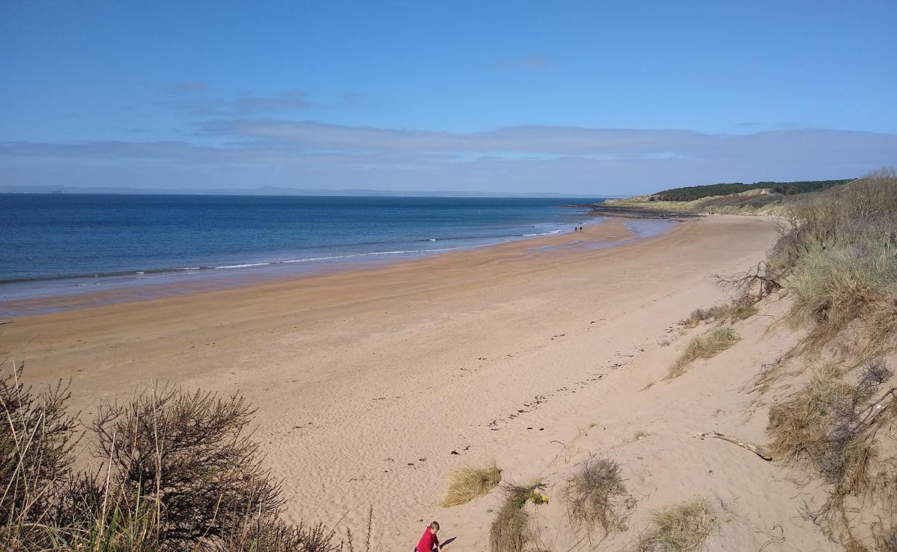 Foto af Gullane strand med lys sand overflade