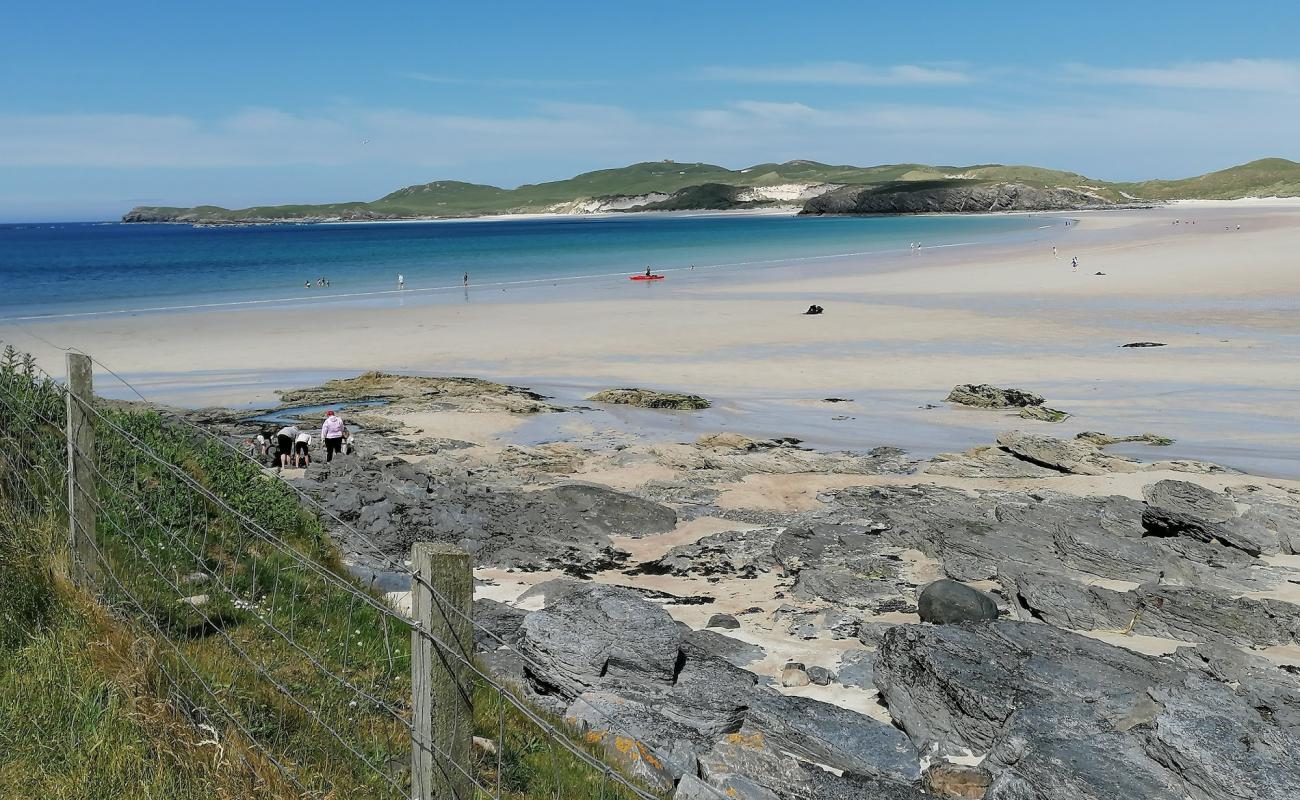 Foto af Balnakeil Beach med lys sand overflade