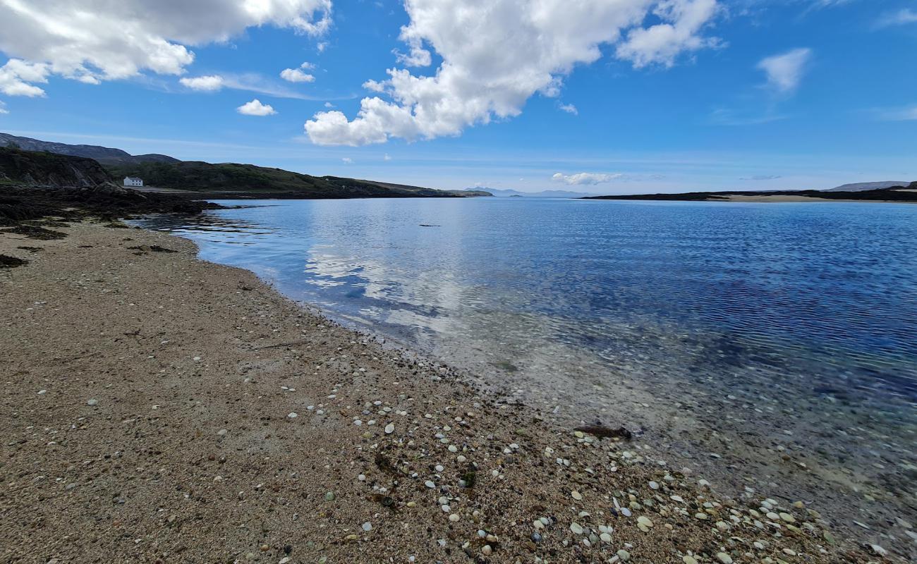 Foto af Ord Beach med lyst sand & sten overflade