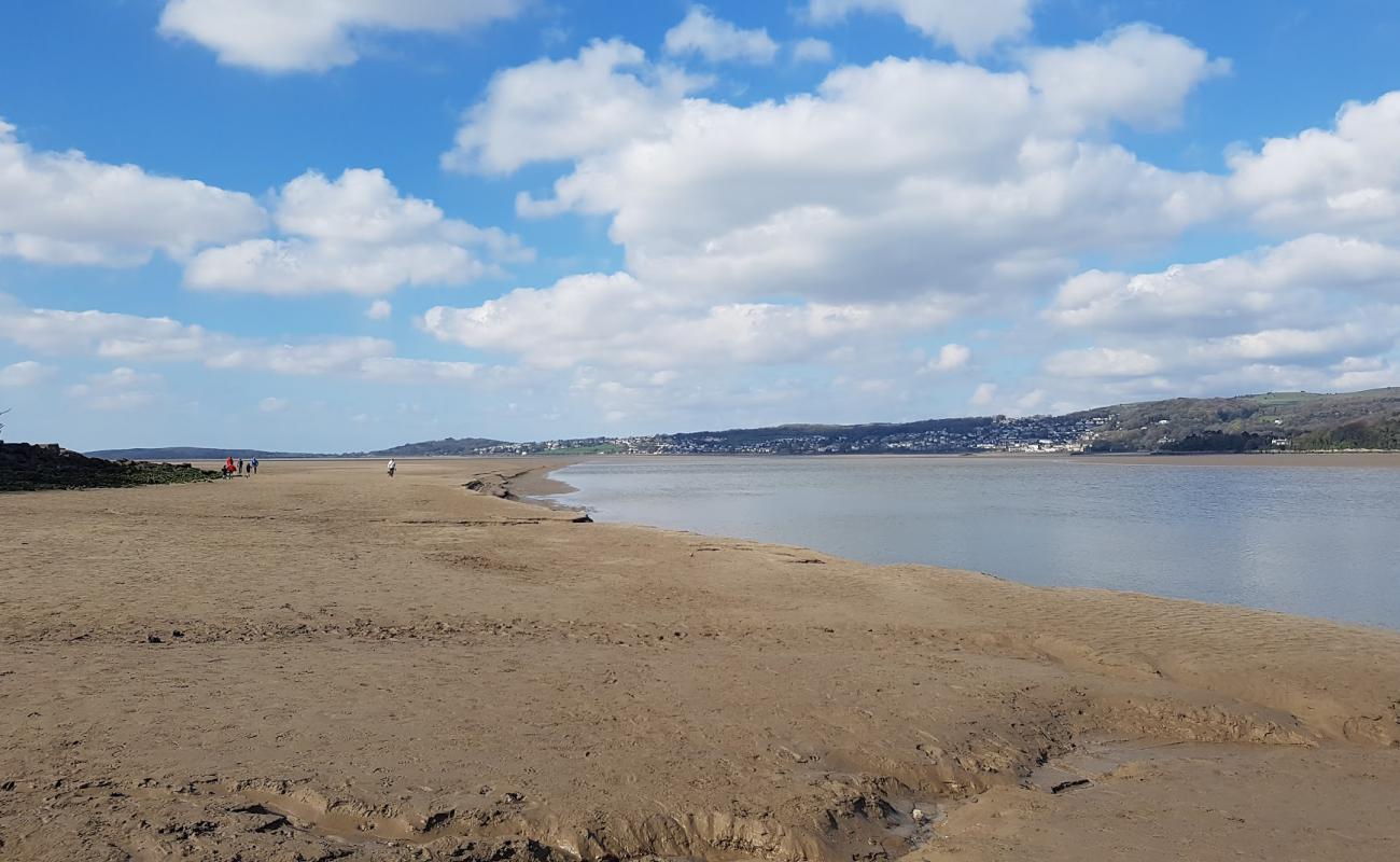 Foto af Blackstone Point Beach med grå sand overflade