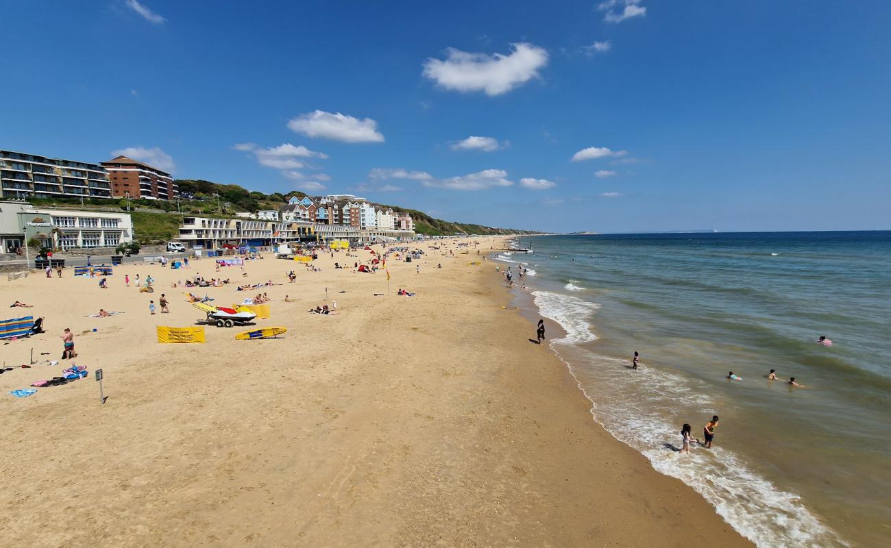 Foto af Bournemouth Strand med lys sand overflade