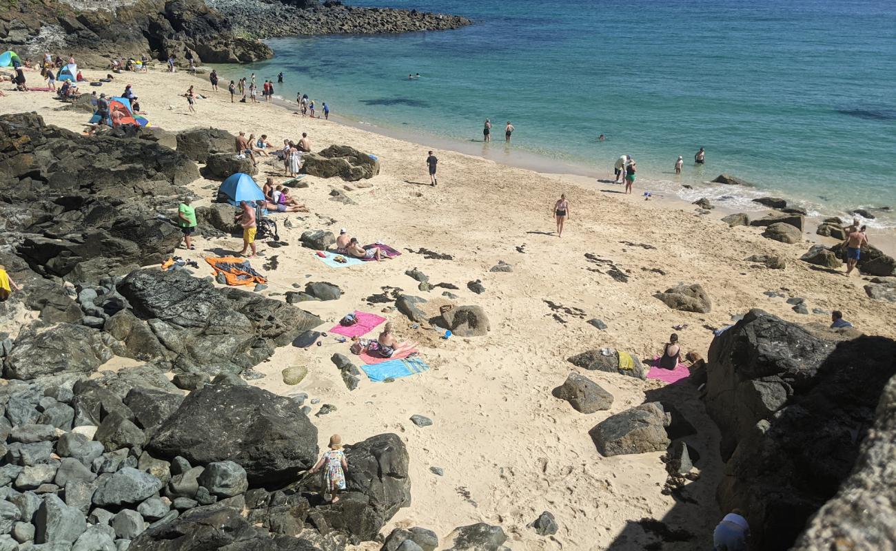 Foto af Bamaluz Strand med lys sand overflade