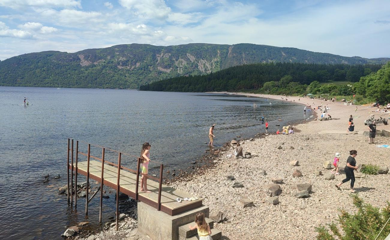 Foto af Dores Strand med grå sten overflade