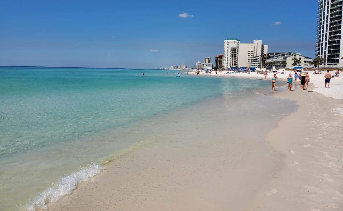 Foto af Lower Grand Lagoon Strand med hvidt fint sand overflade