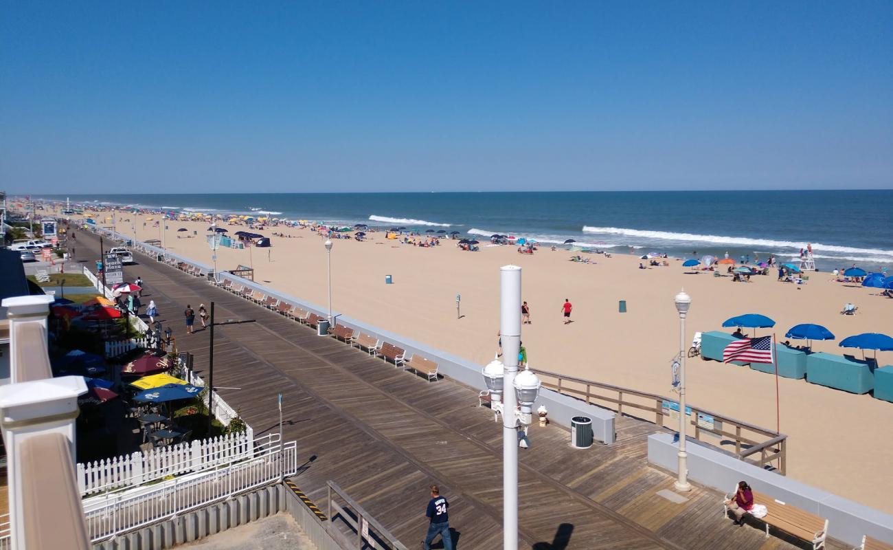 Foto af Ocean City beach med lys sand overflade