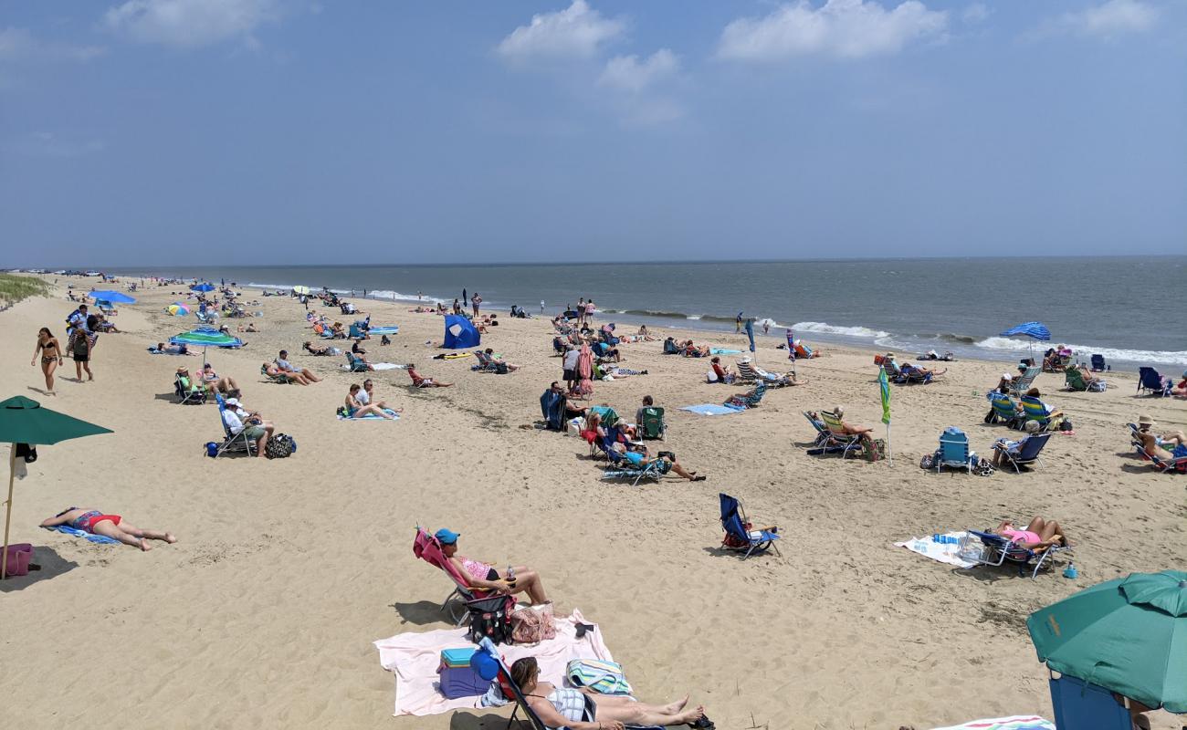 Foto af Cape Henlopen Beach med lys sand overflade