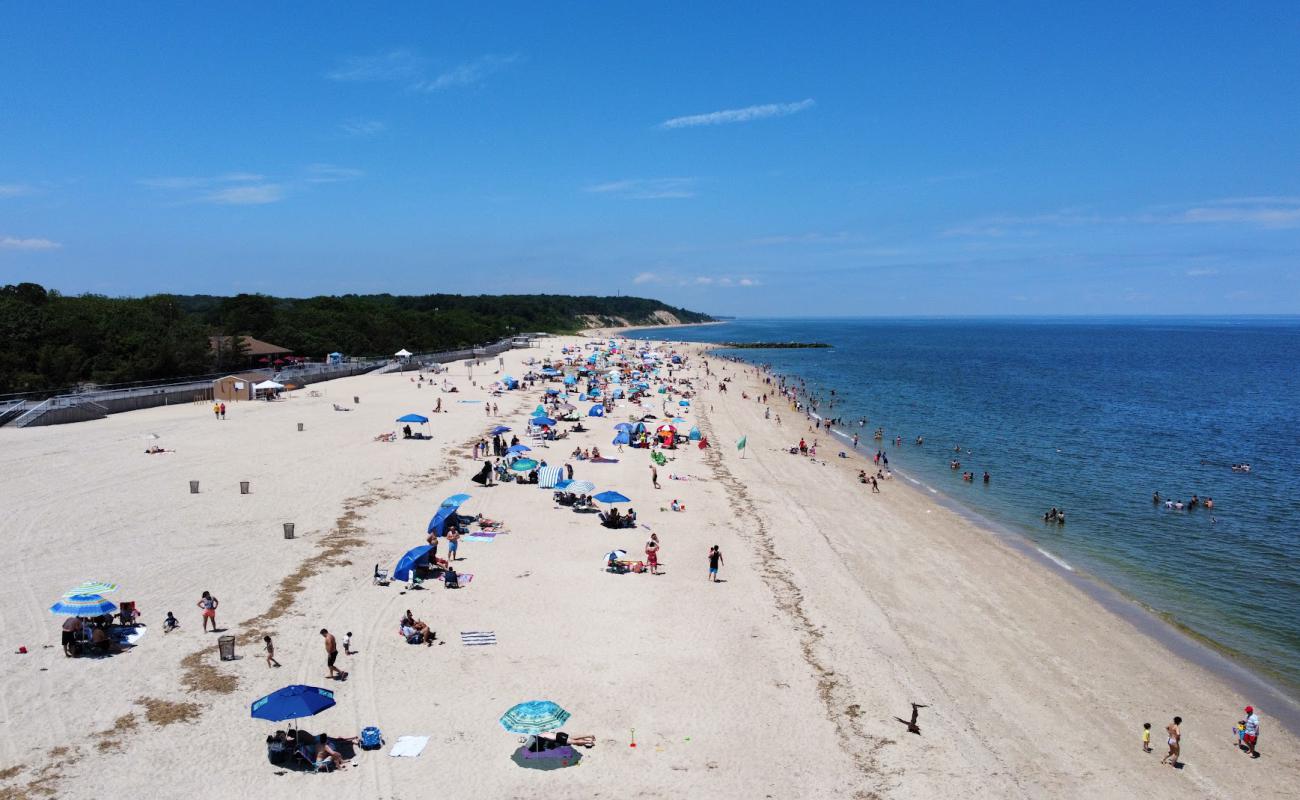 Foto af Sunken Meadow Beach med let fin sten overflade