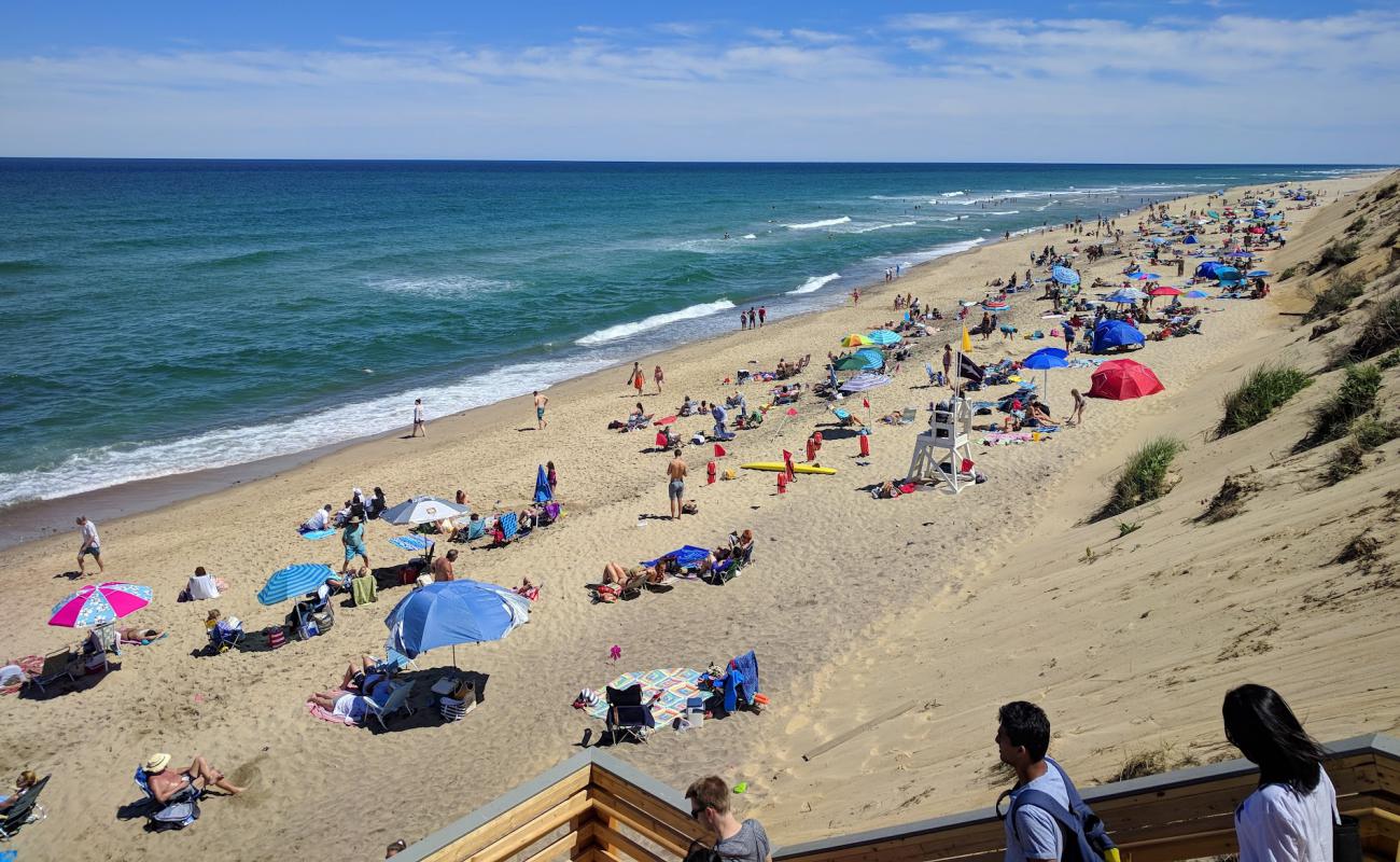 Foto af Marconi beach med lys sand overflade