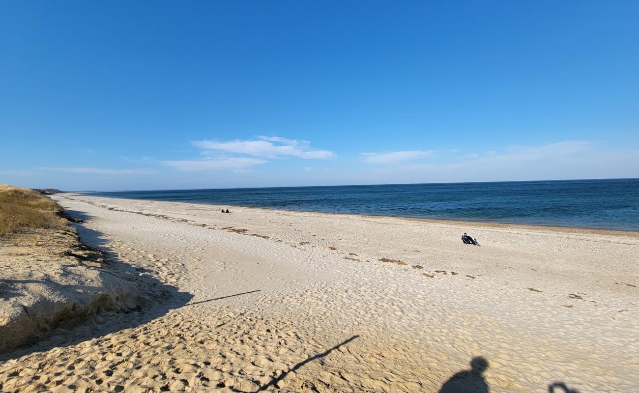 Foto af Sandy Neck Strand med lys sand overflade