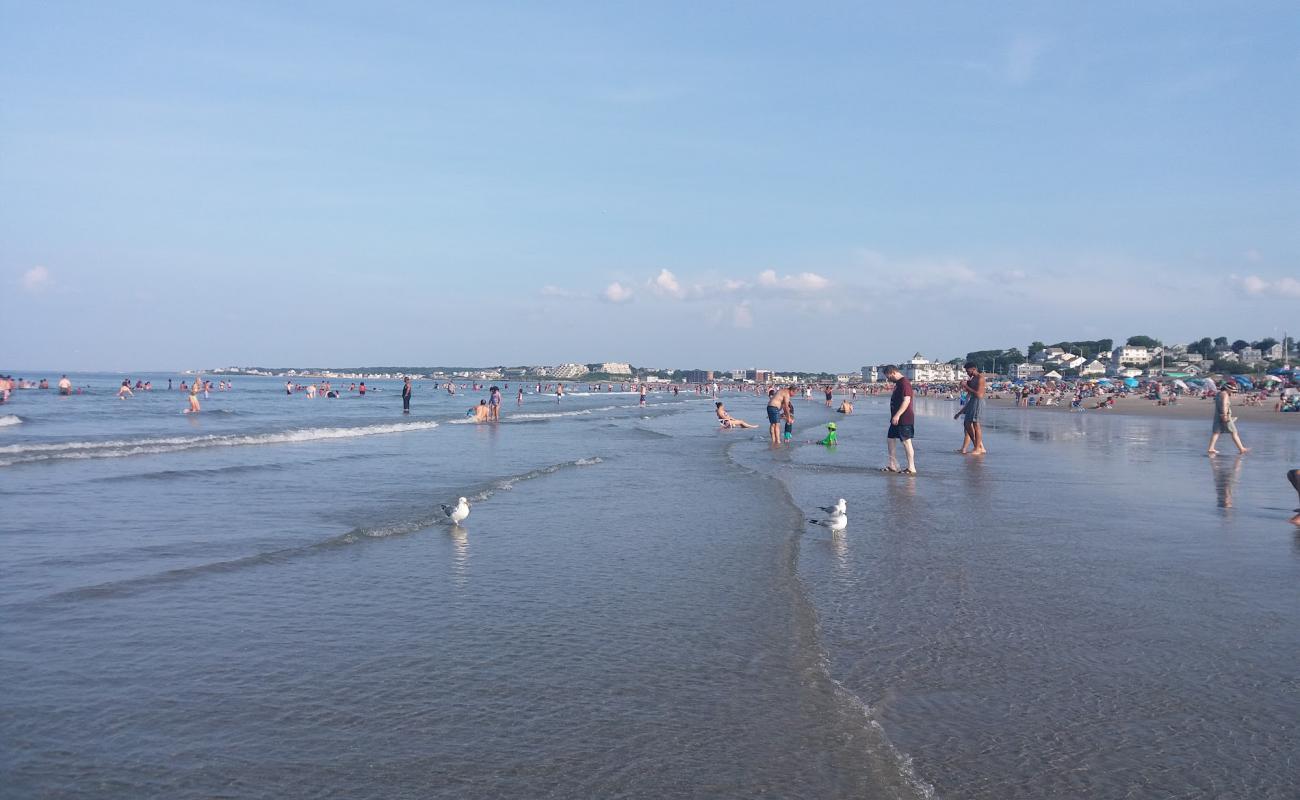 Foto af Nantasket beach med lys sand overflade