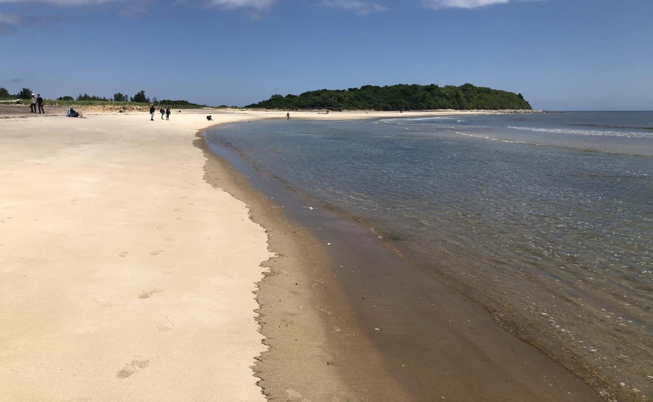 Foto af Plum Island beach med lys sand overflade