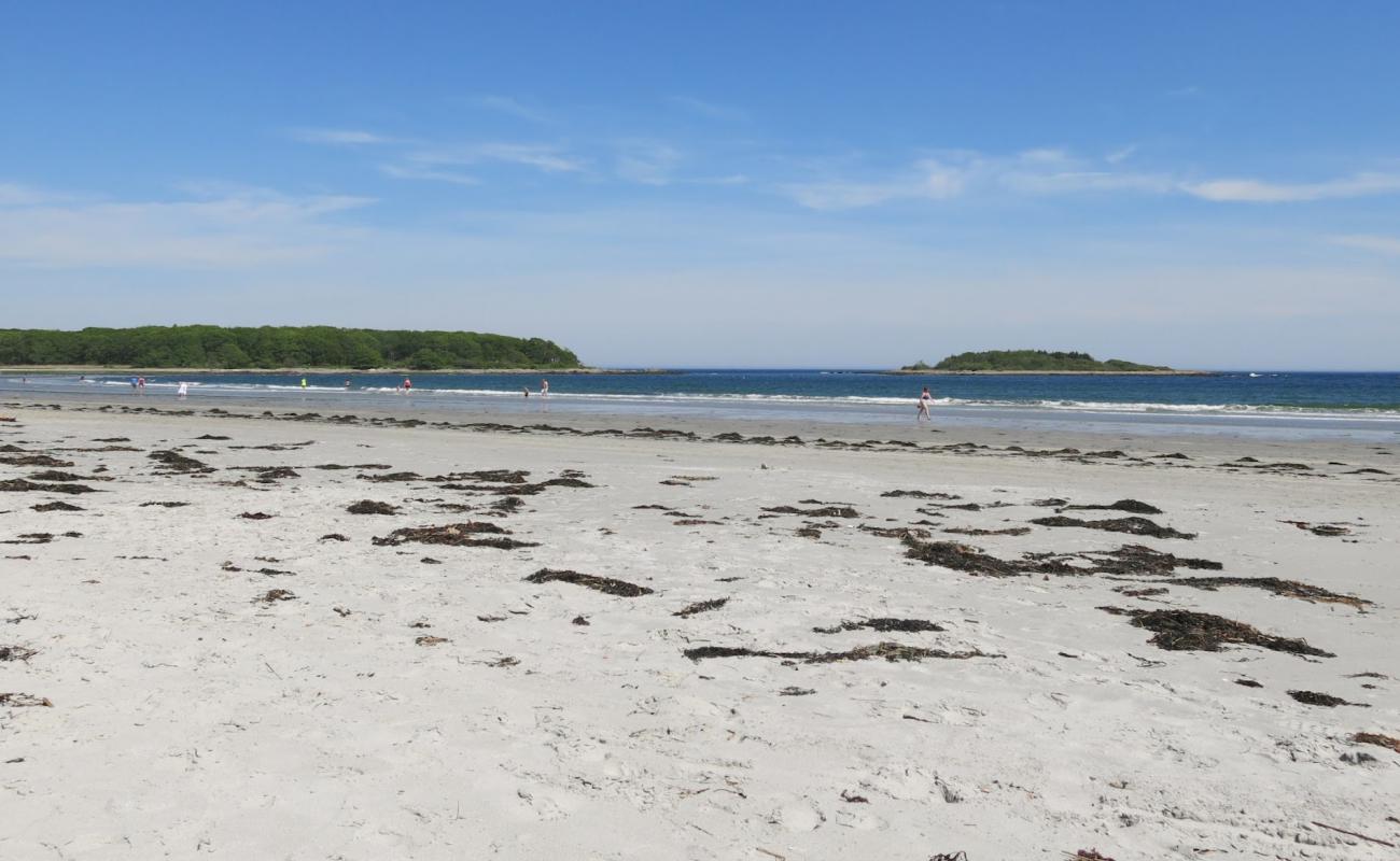 Foto af Goose Rocks beach med hvidt sand overflade