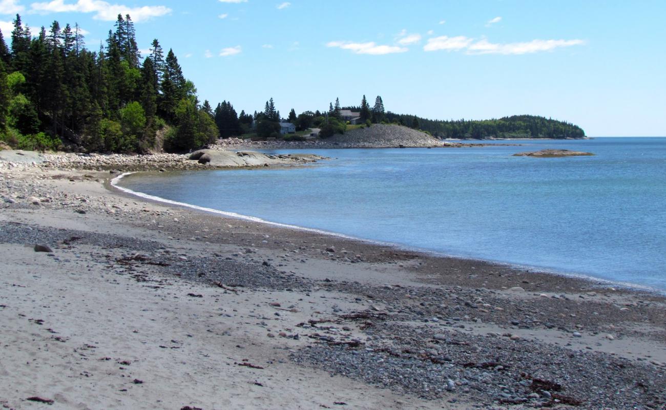 Foto af Roque Bluffs beach med let sand og småsten overflade