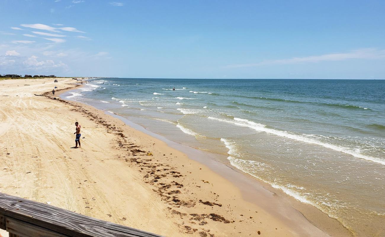 Foto af Matagorda beach med lys sand overflade