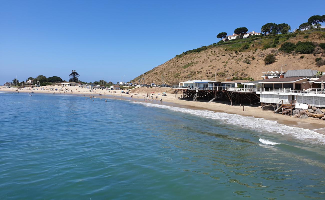 Foto af Malibu Lagoon Beach med lys sand overflade