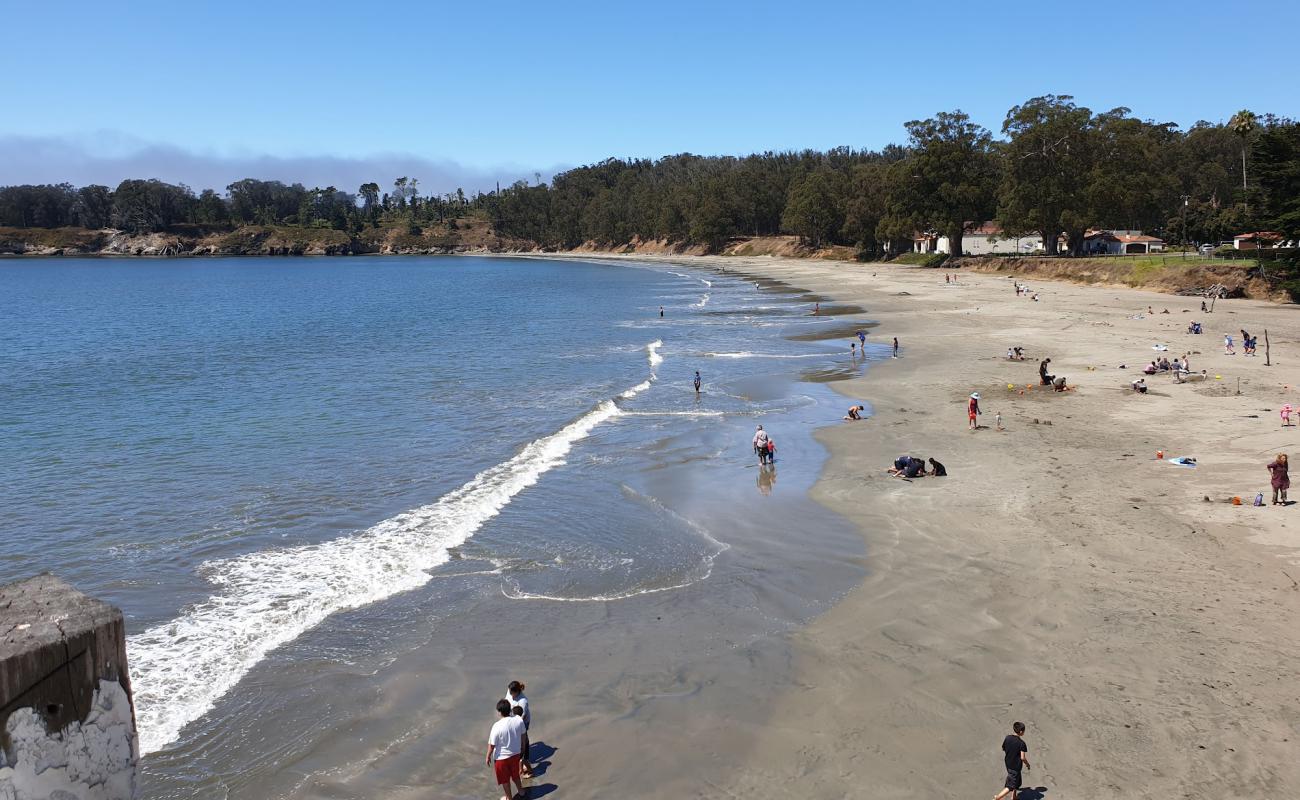 Foto af San Simeon Pier beach med let fin sten overflade