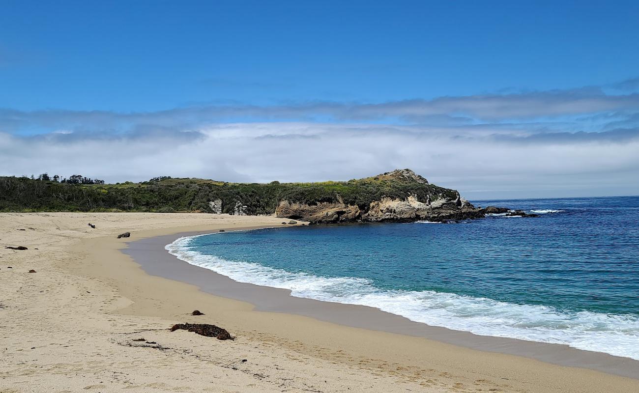 Foto af Monastery Beach med lys sand overflade